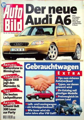 Deckblatt Auto Bild (43/1996)